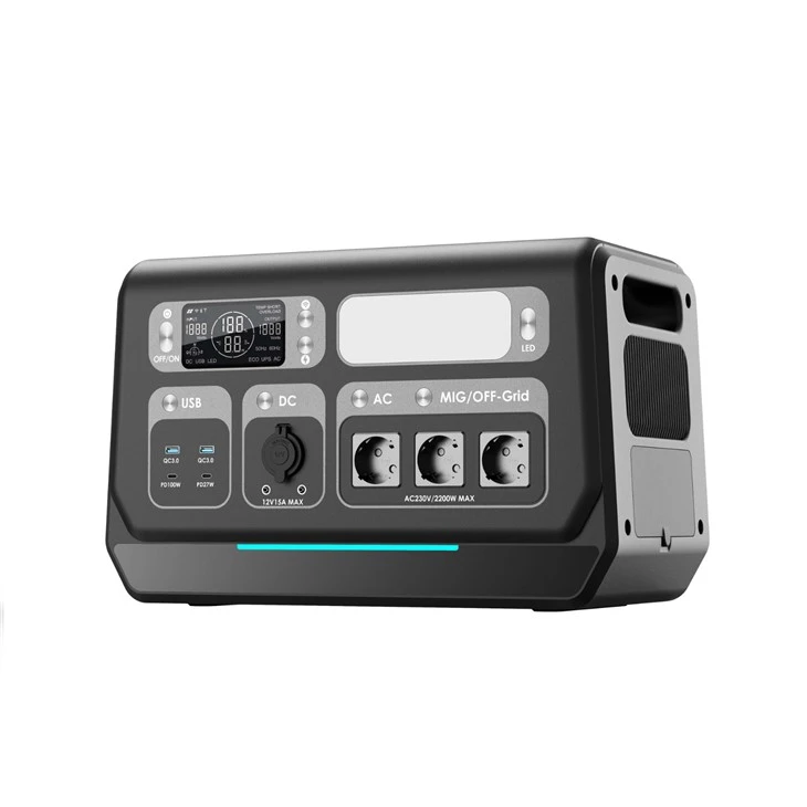 220V 2200W Portable Emergency Power With WIFI