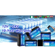 Universalus 12.8V 100AH ličio baterijų paketas